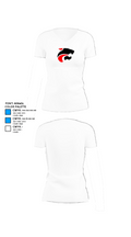 Jackson Memorial High School Soccer 35778188 Women's Short Sleeve V-neck Shirt - 18