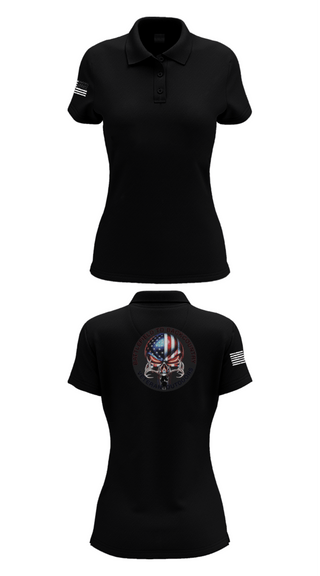 Womens Short Sleeve Performance Polo, BATTLEFIELD TO BACKCOUNTRY, , Teamtime, Team time, sublimation, custom sports apparel, team uniforms, spirit wear, spiritwear, sports uniforms, custom shirts, team store, custom team store, fundraiser sports, apparel fundraiser