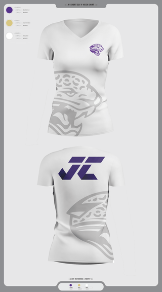 Womens Short Sleeve Vneck Shirt, Jacksonville College Cross Country, Cross Country, Teamtime, Team time, sublimation, custom sports apparel, team uniforms, spirit wear, spiritwear, sports uniforms, custom shirts, team store, custom team store, fundraiser sports, apparel fundraiser