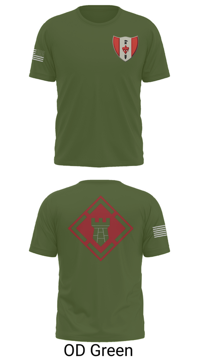 46th Engineer Battalion 60900947 Short Sleeve Performance Shirt - 56