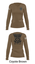 61st CST 56297636 Women's Long Sleeve V-neck Shirt - 17