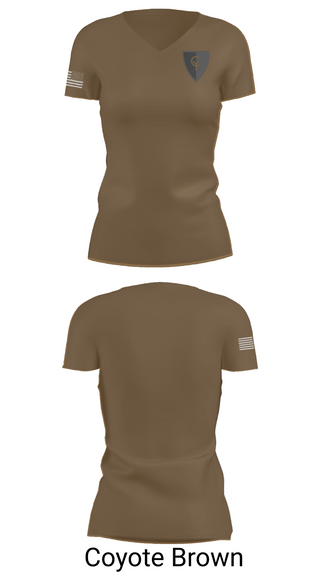 Womens Short Sleeve Vneck Shirt, 38th Infantry Division, , Teamtime, Team time, sublimation, custom sports apparel, team uniforms, spirit wear, spiritwear, sports uniforms, custom shirts, team store, custom team store, fundraiser sports, apparel fundraiser