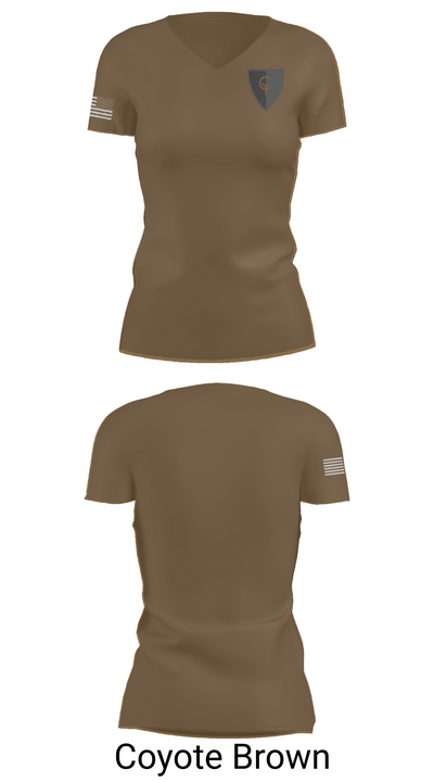38th Infantry Division 60664231 Women's Short Sleeve V-neck Shirt - 8