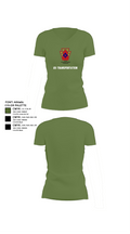 121 transportation 53489531 Women's Short Sleeve V-neck Shirt - 41