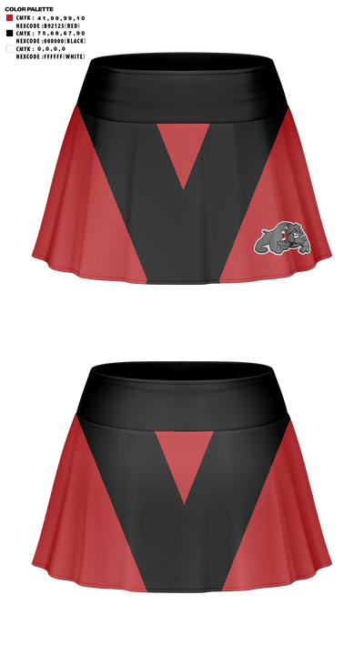 Bucklin R-2 High School Cheer 73850439 Skort - 41