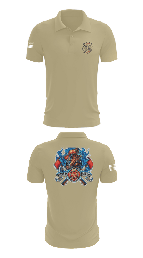 Short Sleeve Performance Polo, Golden Fire Dept., , Teamtime, Team time, sublimation, custom sports apparel, team uniforms, spirit wear, spiritwear, sports uniforms, custom shirts, team store, custom team store, fundraiser sports, apparel fundraiser