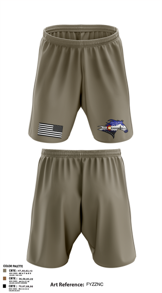 Athletic Shorts With Pockets, USS Colorado, Navy, Teamtime, Team time, sublimation, custom sports apparel, team uniforms, spirit wear, spiritwear, sports uniforms, custom shirts, team store, custom team store, fundraiser sports, apparel fundraiser