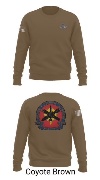 Crew Neck Sweatshirt, EODMU 2, , Teamtime, Team time, sublimation, custom sports apparel, team uniforms, spirit wear, spiritwear, sports uniforms, custom shirts, team store, custom team store, fundraiser sports, apparel fundraiser