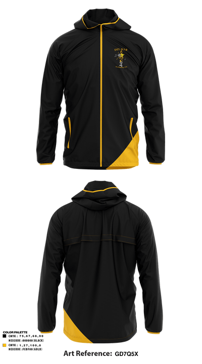 Del Mar High School Band 83385867 Windbreaker - 1