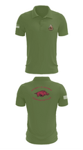 University of Arkansas Army ROTC - Razorback Battalion 15416563 Short Sleeve Performance Polo - 47