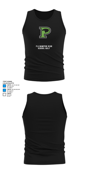 Tank Top, Pleasanton High School Golf, Golf, Teamtime, Team time, sublimation, custom sports apparel, team uniforms, spirit wear, spiritwear, sports uniforms, custom shirts, team store, custom team store, fundraiser sports, apparel fundraiser