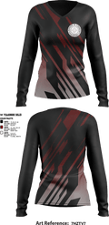 Locked N Loaded Academy 67196165 Women's Long Sleeve V-neck Shirt - 1
