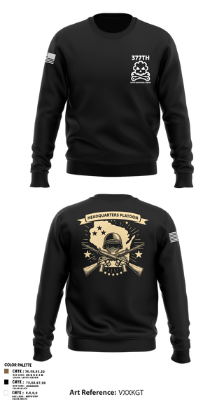 Crew Neck Sweatshirt, 377th SMC, Army, Teamtime, Team time, sublimation, custom sports apparel, team uniforms, spirit wear, spiritwear, sports uniforms, custom shirts, team store, custom team store, fundraiser sports, apparel fundraiser