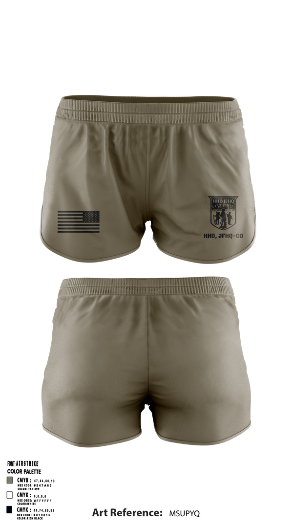 Womens Shorts, Colorado Army National Guard, National Guard, Teamtime, Team time, sublimation, custom sports apparel, team uniforms, spirit wear, spiritwear, sports uniforms, custom shirts, team store, custom team store, fundraiser sports, apparel fundraiser
