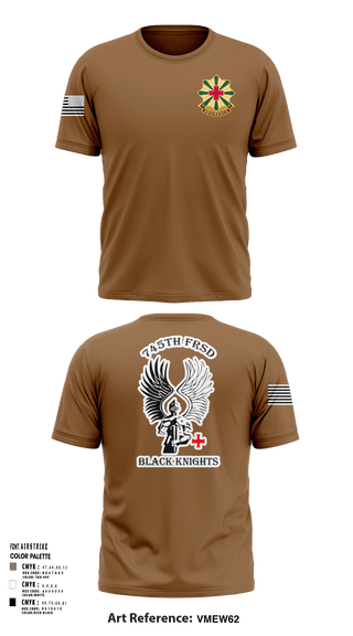 Short Sleeve Performance Shirt, 745th Forward Resuscitative Surgical Detachment, Army, Teamtime, Team time, sublimation, custom sports apparel, team uniforms, spirit wear, spiritwear, sports uniforms, custom shirts, team store, custom team store, fundraiser sports, apparel fundraiser