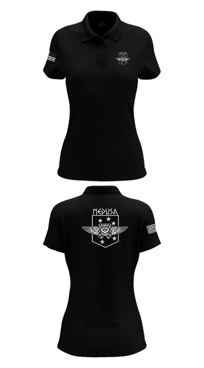 2D Marine Raider Battalion 793595 Women's Short Sleeve Performance Polo  - 35