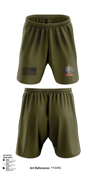 1st Recon 56850190 Athletic Shorts With Pockets - 122
