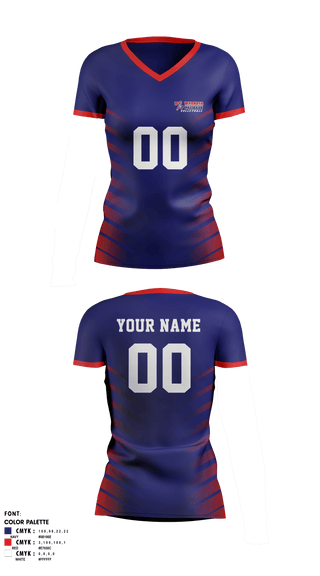 Womens Short Sleeve Vneck Shirt, Wauneta-Palisade High School Volleyball, Women's Volleyball, Teamtime, Team time, sublimation, custom sports apparel, team uniforms, spirit wear, spiritwear, sports uniforms, custom shirts, team store, custom team store, fundraiser sports, apparel fundraiser
