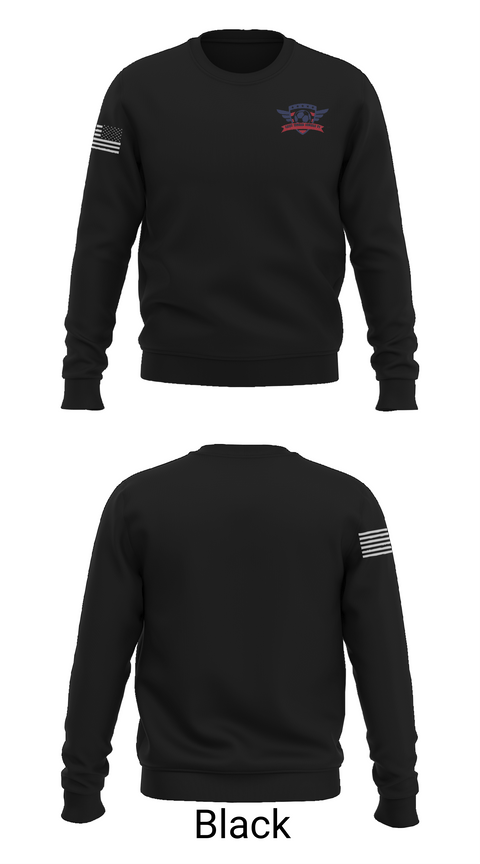 Crew Neck Sweatshirt, Saint Thomas Aquinas FC, Men's Soccer, Teamtime, Team time, sublimation, custom sports apparel, team uniforms, spirit wear, spiritwear, sports uniforms, custom shirts, team store, custom team store, fundraiser sports, apparel fundraiser
