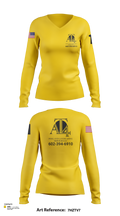 AT 4 pools and landscaping services llc 37065917 Women's Long Sleeve V-neck Shirt - 103