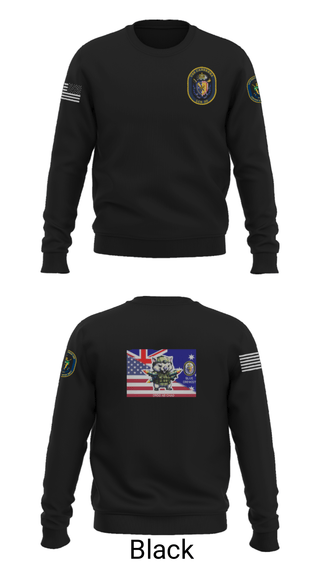 Crew Neck Sweatshirt, USS CANBERRA (LCS 30), Navy, Teamtime, Team time, sublimation, custom sports apparel, team uniforms, spirit wear, spiritwear, sports uniforms, custom shirts, team store, custom team store, fundraiser sports, apparel fundraiser