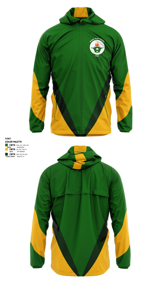 Windbreaker, Huron High School Golf, Golf, Teamtime, Team time, sublimation, custom sports apparel, team uniforms, spirit wear, spiritwear, sports uniforms, custom shirts, team store, custom team store, fundraiser sports, apparel fundraiser