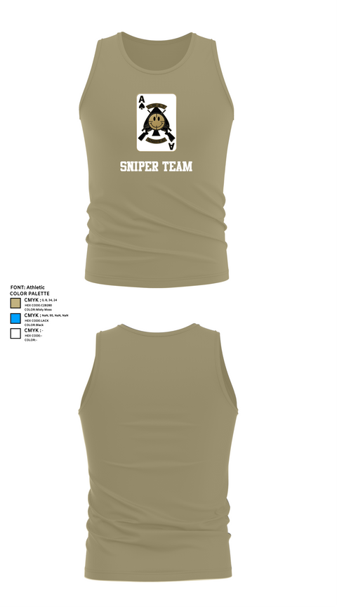 Tank Top, Sniper Team, , Teamtime, Team time, sublimation, custom sports apparel, team uniforms, spirit wear, spiritwear, sports uniforms, custom shirts, team store, custom team store, fundraiser sports, apparel fundraiser