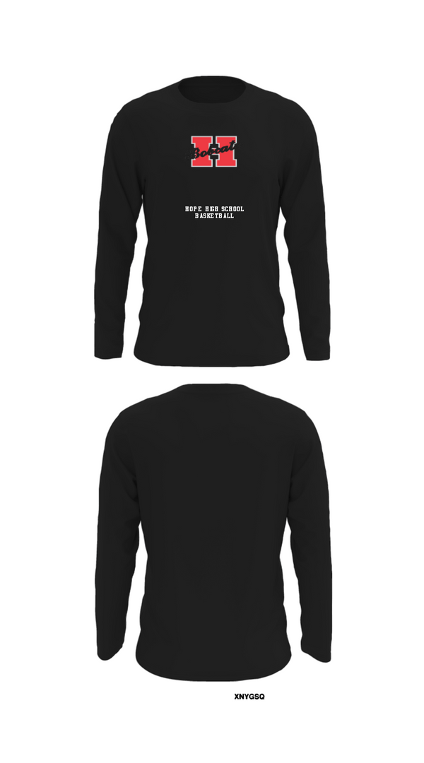 Long Sleeve Performance Shirt, Hope High School Basketball, Women's Basketball, Teamtime, Team time, sublimation, custom sports apparel, team uniforms, spirit wear, spiritwear, sports uniforms, custom shirts, team store, custom team store, fundraiser sports, apparel fundraiser