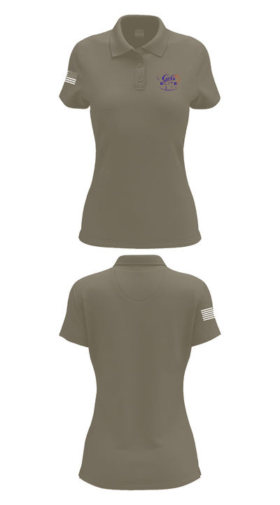Cali Elite Basketball AAU 13539071 Women's Short Sleeve Performance Polo  - 30