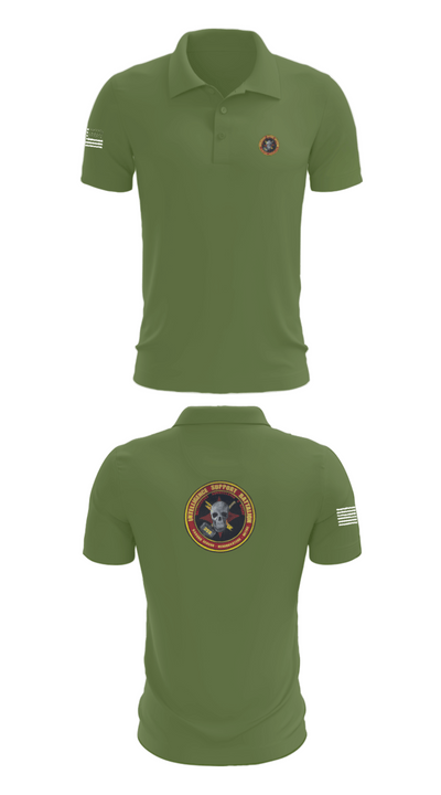 Battle Space Surveillance Company 88540160 Short Sleeve Performance Polo - 47