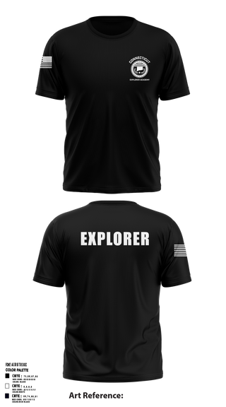 Short Sleeve Performance Shirt, Waterbury Police Explorers, , Teamtime, Team time, sublimation, custom sports apparel, team uniforms, spirit wear, spiritwear, sports uniforms, custom shirts, team store, custom team store, fundraiser sports, apparel fundraiser