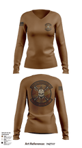 4LRS/POL 87725451 Women's Long Sleeve V-neck Shirt - 123
