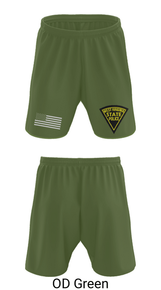 Athletic Shorts With Pockets, West Virginia State Police, Police, Teamtime, Team time, sublimation, custom sports apparel, team uniforms, spirit wear, spiritwear, sports uniforms, custom shirts, team store, custom team store, fundraiser sports, apparel fundraiser
