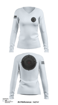 Detroit Tactical Firearms 87119150 Women's Long Sleeve V-neck Shirt - 52