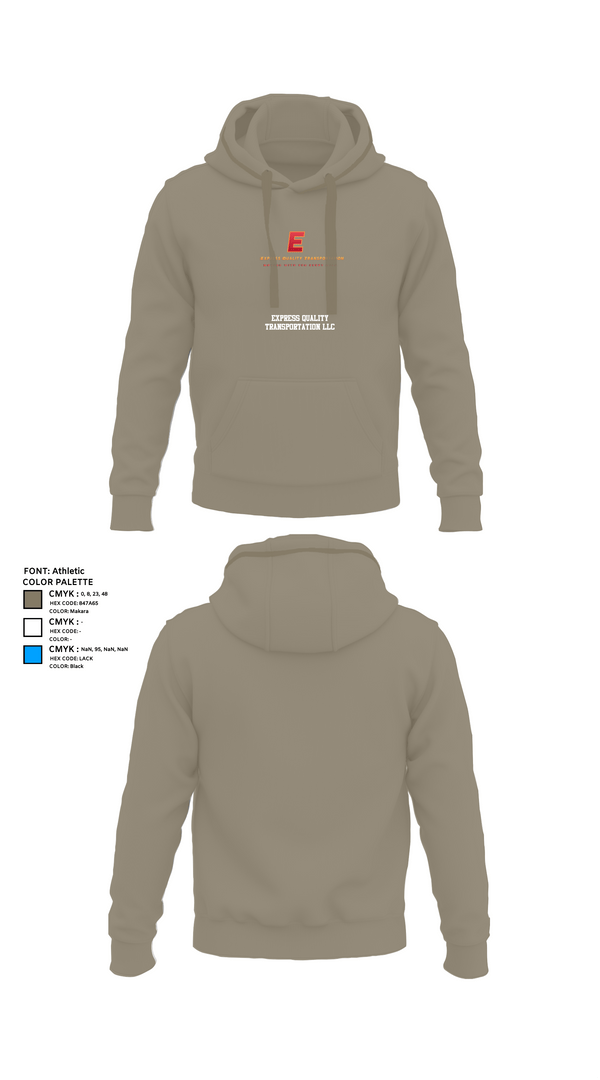 Hoodie, Express Quality Transportation LLC, , Teamtime, Team time, sublimation, custom sports apparel, team uniforms, spirit wear, spiritwear, sports uniforms, custom shirts, team store, custom team store, fundraiser sports, apparel fundraiser
