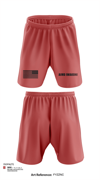 Athletic Shorts With Pockets, AIMD Iwakuni, Navy, Teamtime, Team time, sublimation, custom sports apparel, team uniforms, spirit wear, spiritwear, sports uniforms, custom shirts, team store, custom team store, fundraiser sports, apparel fundraiser