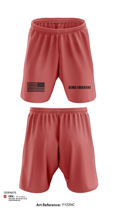 AIMD Iwakuni 92315033 Athletic Shorts With Pockets - 126