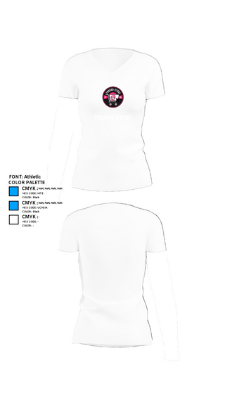Womens Short Sleeve Vneck Shirt, Francs Store, E-Sports, Teamtime, Team time, sublimation, custom sports apparel, team uniforms, spirit wear, spiritwear, sports uniforms, custom shirts, team store, custom team store, fundraiser sports, apparel fundraiser