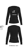 TC Instructors 58832529 Women's Long Sleeve V-neck Shirt - 22