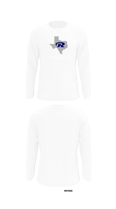 Rivercrest High School Football 76530296 Long Sleeve Performance Shirt - 8