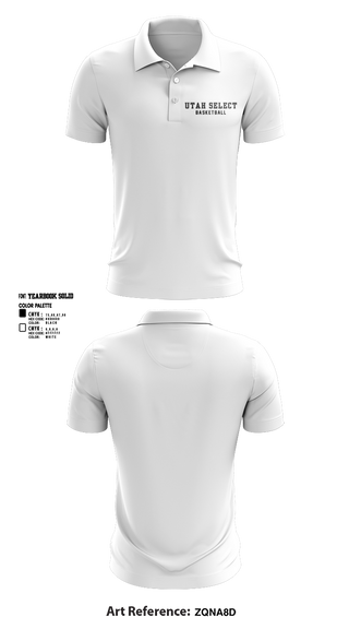 Short Sleeve Performance Polo, Utah Select Basketball, Cheer, Teamtime, Team time, sublimation, custom sports apparel, team uniforms, spirit wear, spiritwear, sports uniforms, custom shirts, team store, custom team store, fundraiser sports, apparel fundraiser