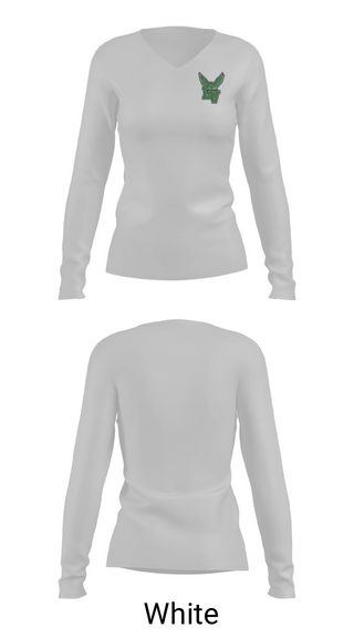 Womens Long Sleeve Vneck Shirt, Falcons Volleyball, Women's Volleyball, Teamtime, Team time, sublimation, custom sports apparel, team uniforms, spirit wear, spiritwear, sports uniforms, custom shirts, team store, custom team store, fundraiser sports, apparel fundraiser