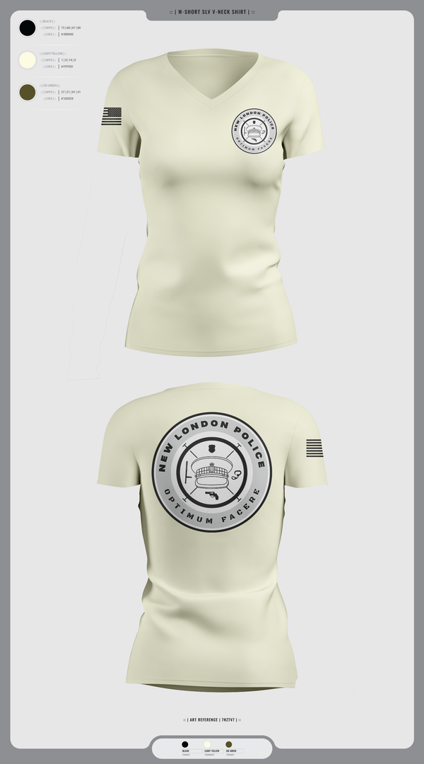 Womens Short Sleeve Vneck Shirt, NLPD, Police, Teamtime, Team time, sublimation, custom sports apparel, team uniforms, spirit wear, spiritwear, sports uniforms, custom shirts, team store, custom team store, fundraiser sports, apparel fundraiser