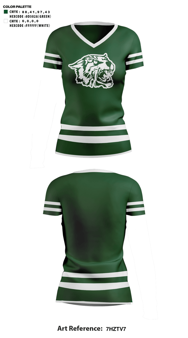 Womens Short Sleeve Vneck Shirt, Wayland Union High School Cheer, Cheer, Teamtime, Team time, sublimation, custom sports apparel, team uniforms, spirit wear, spiritwear, sports uniforms, custom shirts, team store, custom team store, fundraiser sports, apparel fundraiser