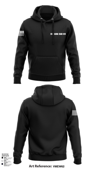 Hoodie, Indiana SAR K9, , Teamtime, Team time, sublimation, custom sports apparel, team uniforms, spirit wear, spiritwear, sports uniforms, custom shirts, team store, custom team store, fundraiser sports, apparel fundraiser