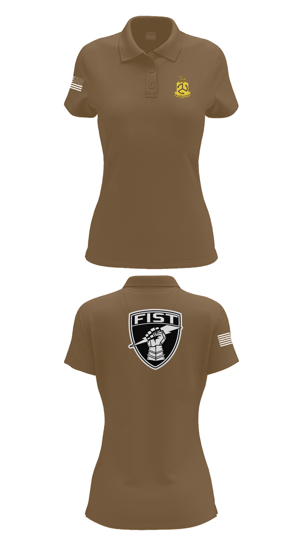 Womens Short Sleeve Performance Polo, 1-200 Infantry, National Guard, Teamtime, Team time, sublimation, custom sports apparel, team uniforms, spirit wear, spiritwear, sports uniforms, custom shirts, team store, custom team store, fundraiser sports, apparel fundraiser