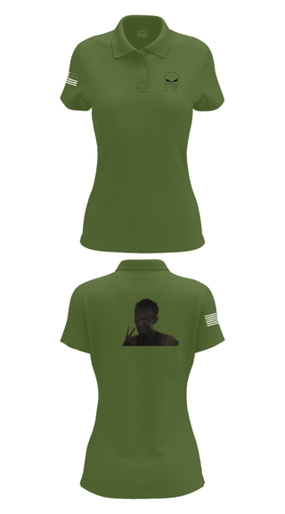 Womens Short Sleeve Performance Polo, B Co, 303d IEW BN, Army, Teamtime, Team time, sublimation, custom sports apparel, team uniforms, spirit wear, spiritwear, sports uniforms, custom shirts, team store, custom team store, fundraiser sports, apparel fundraiser