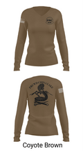 FRCW Det China Lake 77874179 Women's Long Sleeve V-neck Shirt - 10
