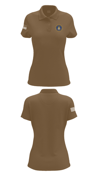 Womens Short Sleeve Performance Polo, Air Force Chaplain, Army, Teamtime, Team time, sublimation, custom sports apparel, team uniforms, spirit wear, spiritwear, sports uniforms, custom shirts, team store, custom team store, fundraiser sports, apparel fundraiser