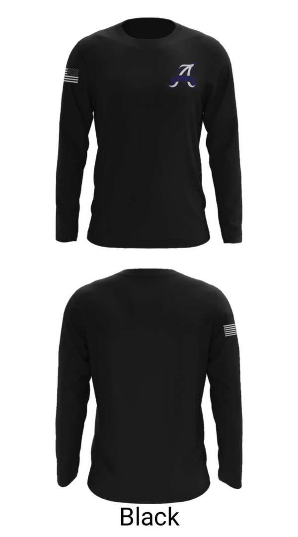 Long Sleeve Performance Shirt, Albemarle Youth Football, Football, Teamtime, Team time, sublimation, custom sports apparel, team uniforms, spirit wear, spiritwear, sports uniforms, custom shirts, team store, custom team store, fundraiser sports, apparel fundraiser